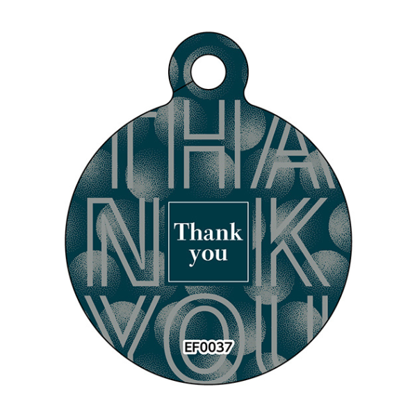 ギフト向け 園芸用吊ラベル 100枚1束 / NCサイズ（Thank youデザイン