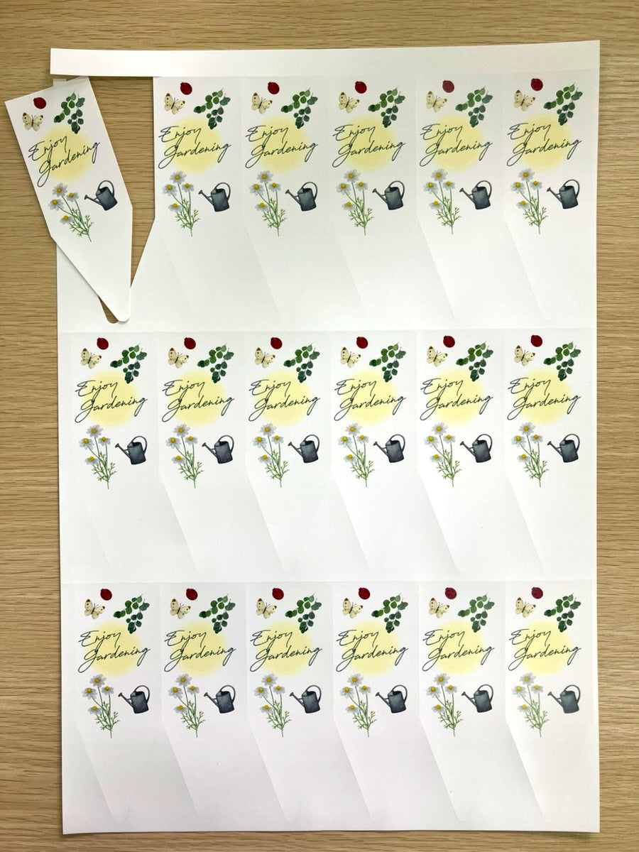 さくっとラベル 10シート1束 / 塗り足しなし　お試し用　（耐水LIMEX製）